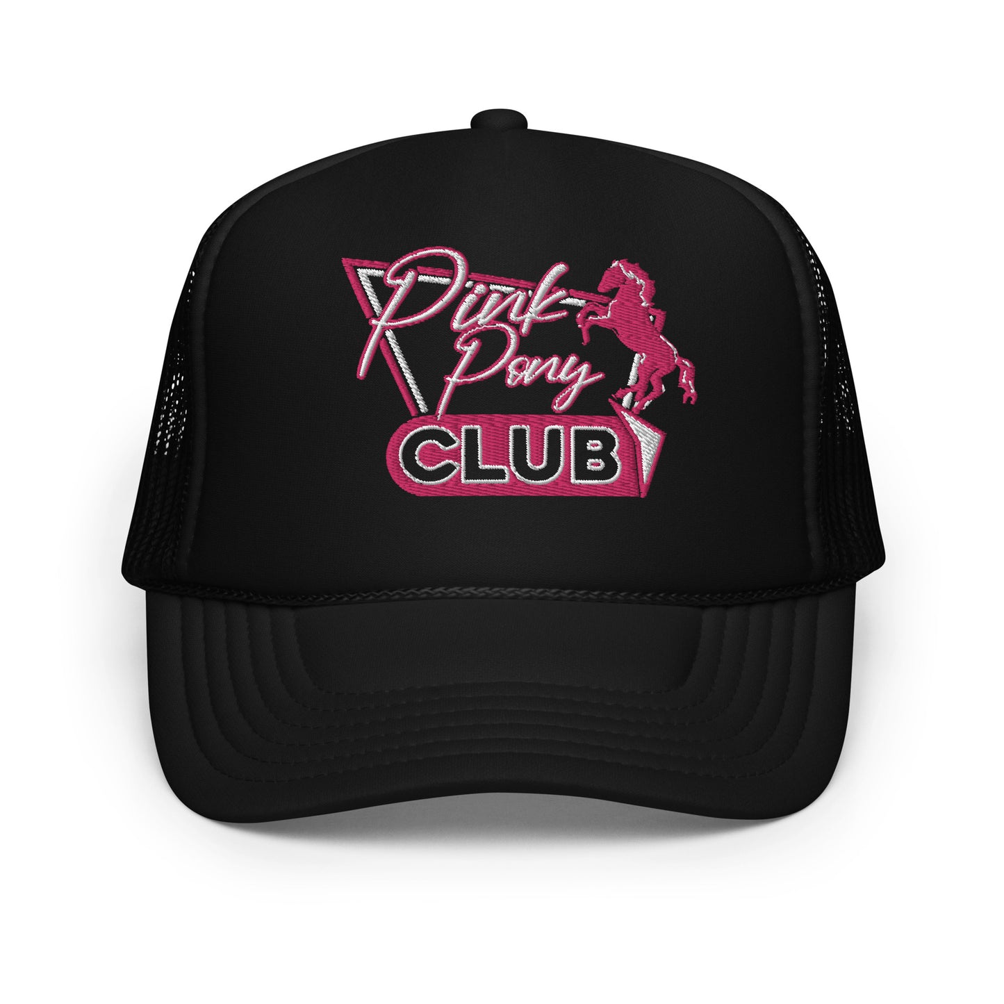 'Pink Pony' Embroidered Trucker Hat