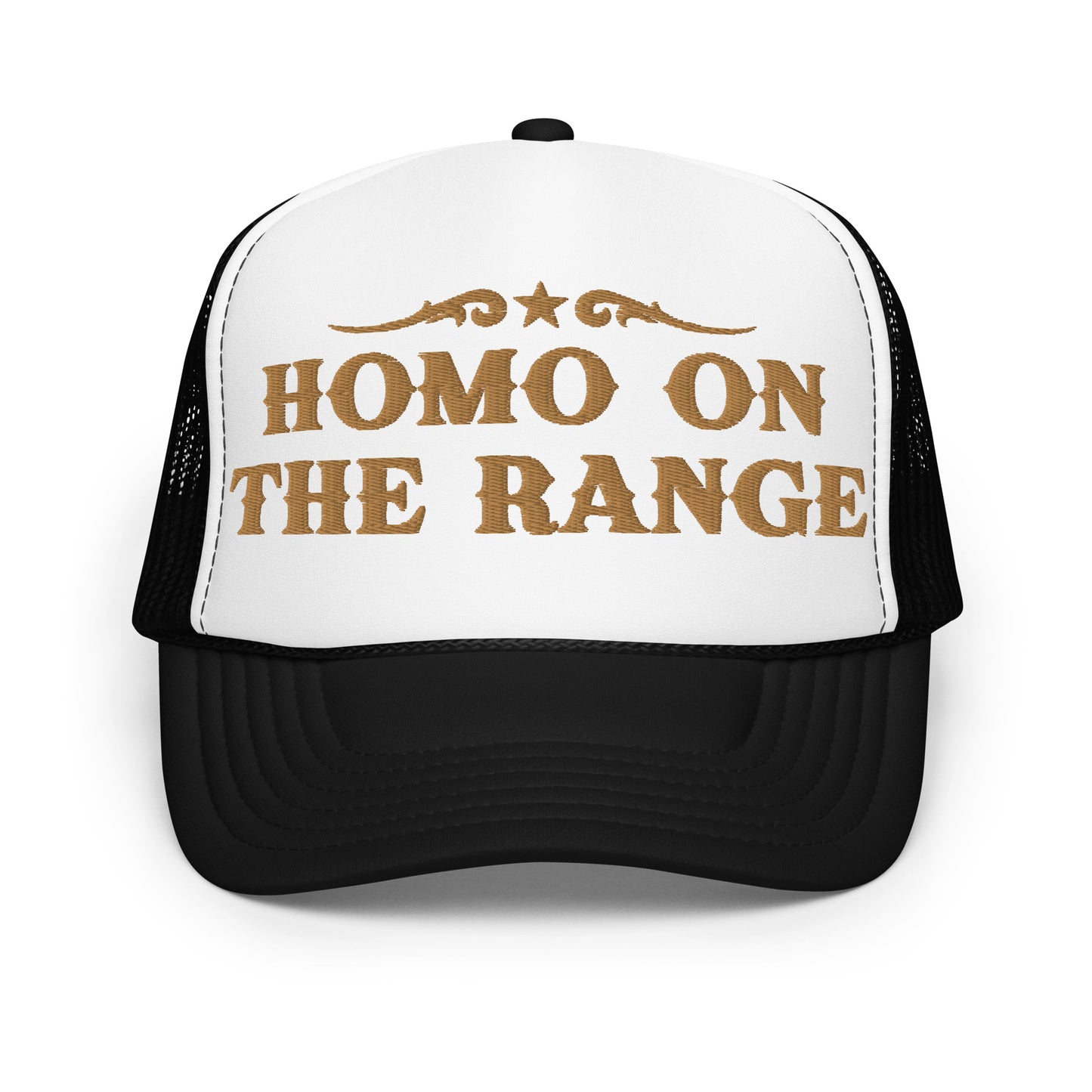 'The Range' Embroidered Trucker Hat