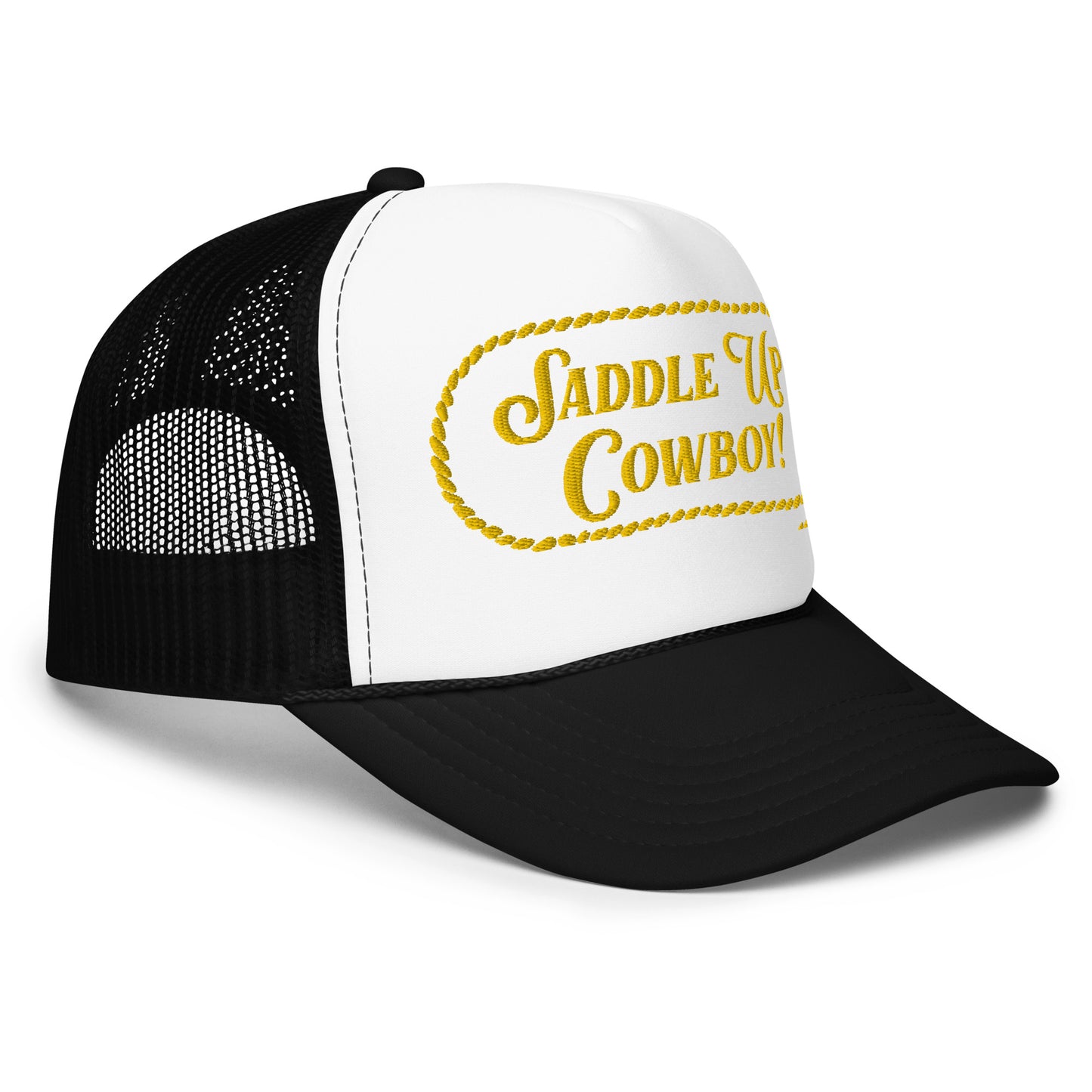 "Saddle Up" Embroidered Trucker Hat