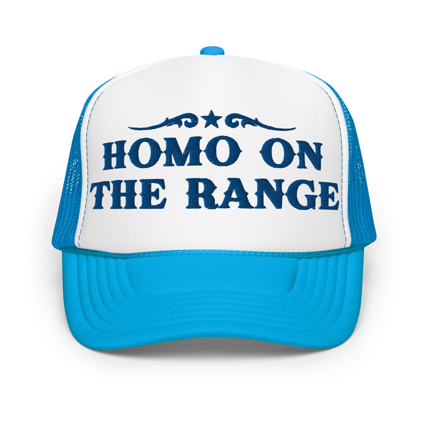 'The Range' Embroidered Trucker Hat