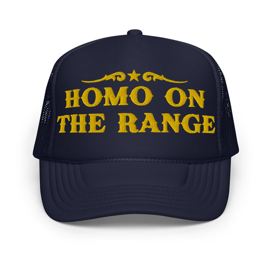 'The Range' Embroidered Trucker Hat