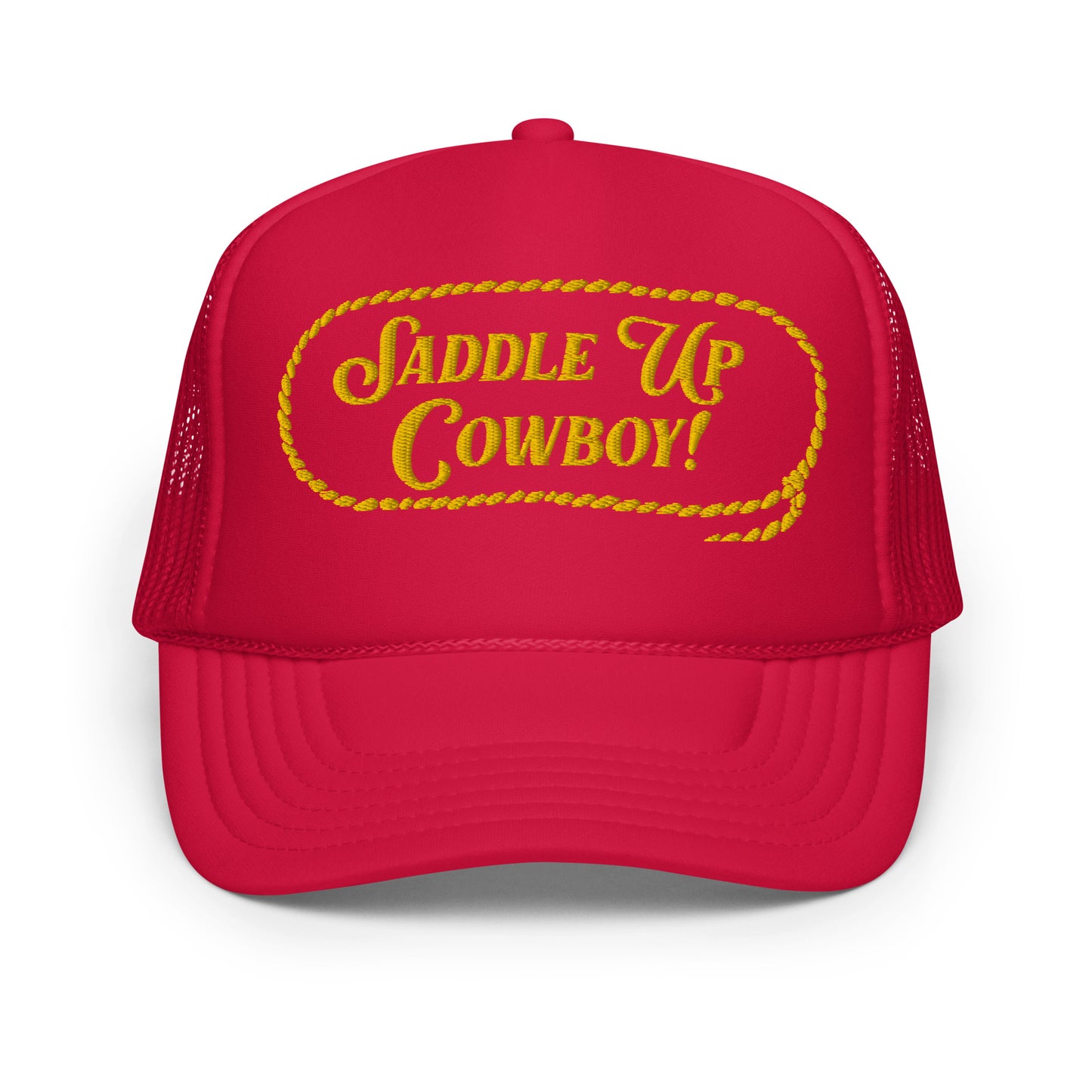 "Saddle Up" Embroidered Trucker Hat