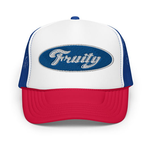 'Fruity' Embroidered Trucker Hat