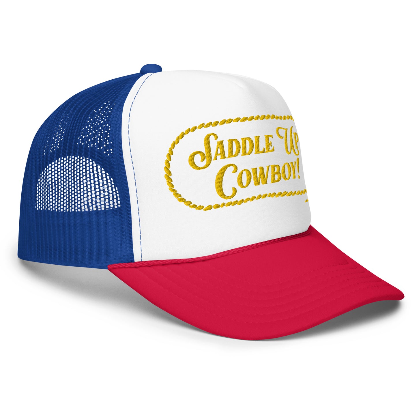 "Saddle Up" Embroidered Trucker Hat